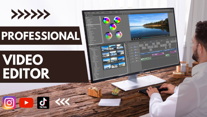 Gig Preview - Do professional video editing for youtube, ads, and events