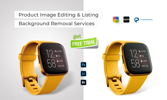 Gig Preview - Amazon product photo editing and background removal