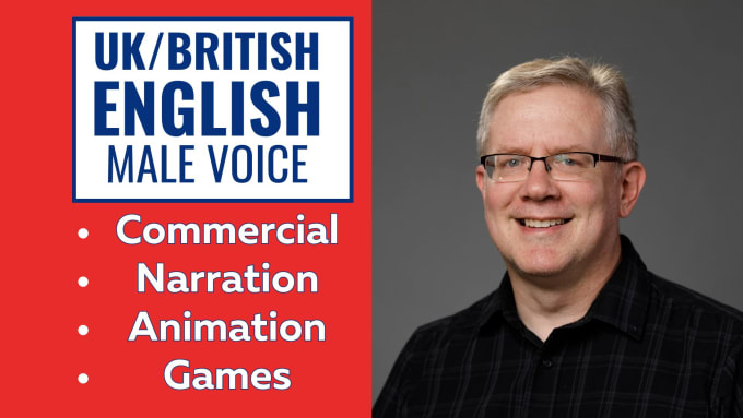 Gig Preview - Record a british english rp voice over