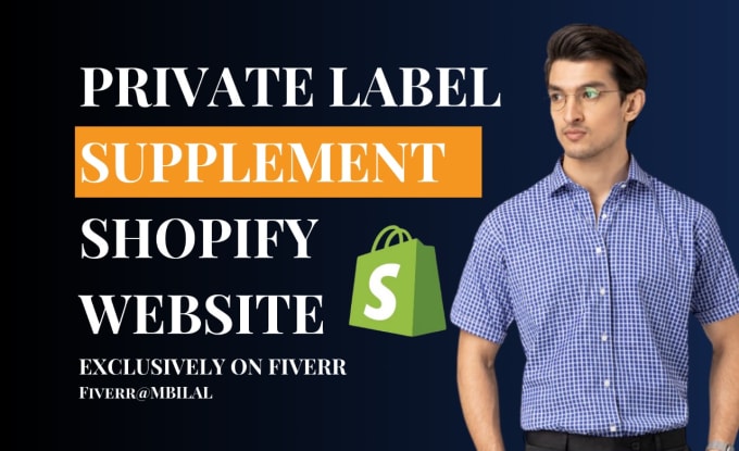 Gig Preview - Create private label vegan supplement shopify store design ecommerce website