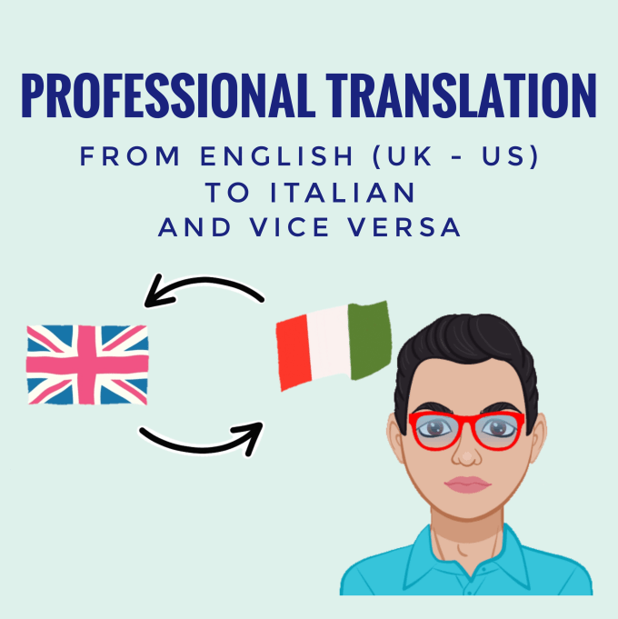 Gig Preview - Translate documents from english to italian and vice versa