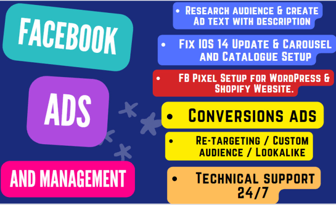 Gig Preview - Facebook ads and instagram ads with professional management