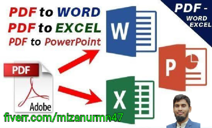 Gig Preview - Rewriting content from pdf to excel or word