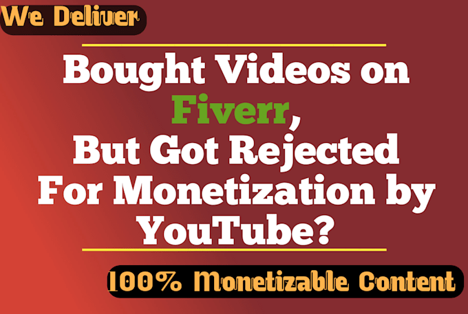 Gig Preview - Create cash cow face cam videos for youtube monetization