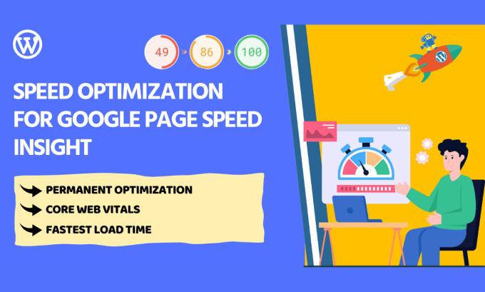 Gig Preview - Increase website speed optimization with google page speed