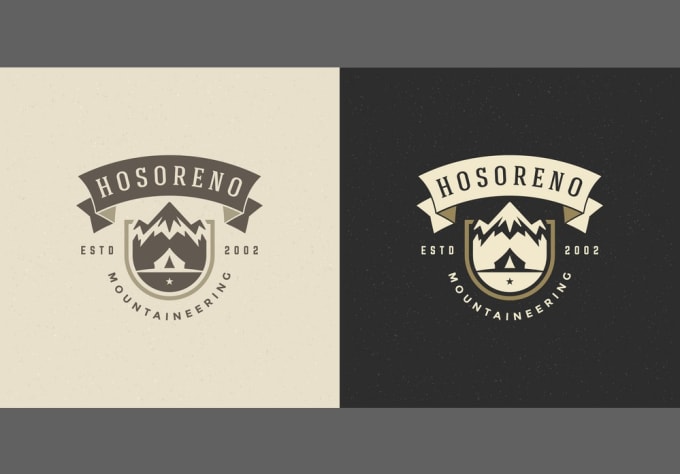 Gig Preview - Create a vintage, retro, badge, or outdoor logo design