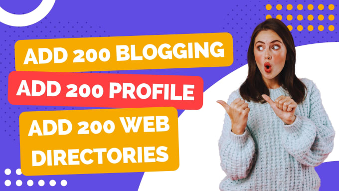 Gig Preview - Add 200 dofollow blogging backlinks