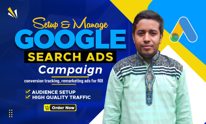 Gig Preview - Setup google search ads campaign, conversion tracking, remarketing ads for ROI