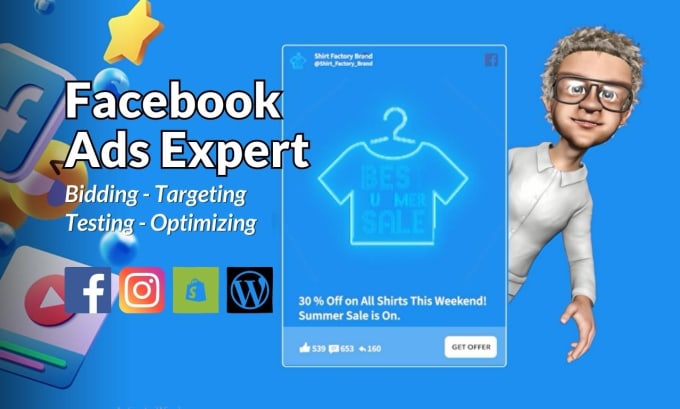 Gig Preview - Be your facebook ads manager and setup successful ad campaign