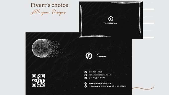 Gig Preview - Business card with email signature for all company