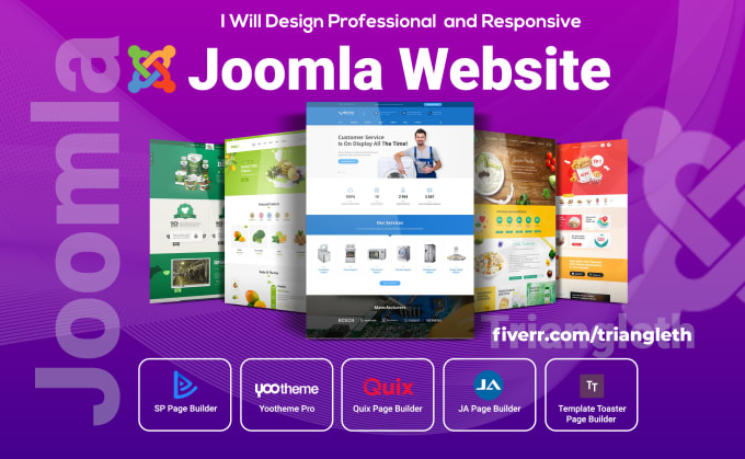 Gig Preview - Create professional and modern joomla website