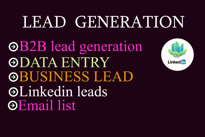 Gig Preview - Do sales navigator, linkedin lead generation and b2b email list