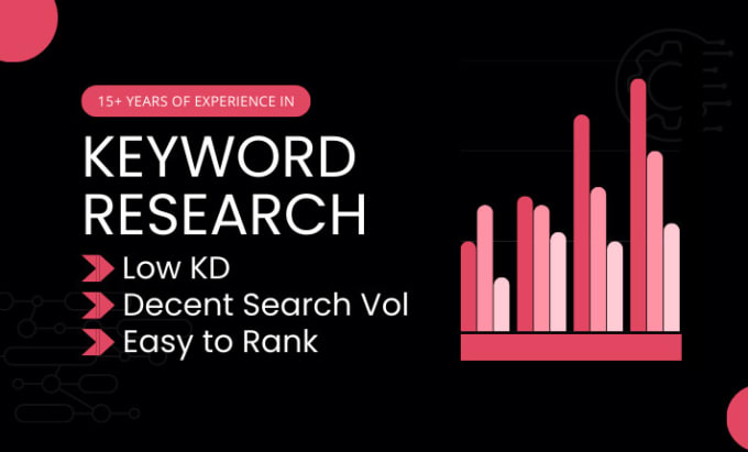 Gig Preview - Find keywords with low kd to rank fast