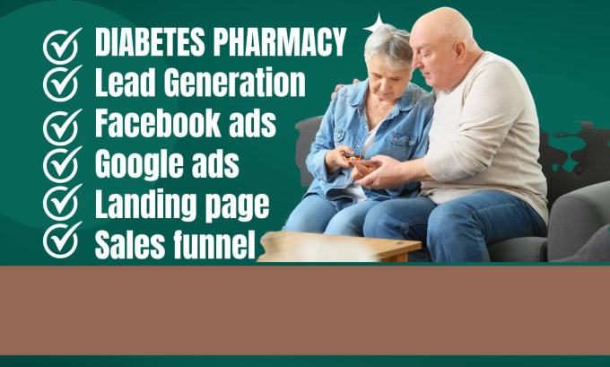 Gig Preview - Generate quality diabetics leads landing page sales funnel