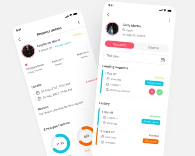 Gig Preview - Develop employees pto and leave tracker app and employee management app