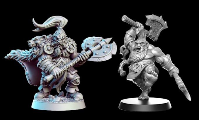 Gig Preview - Sculpt 3d miniature warhammer 40k homebrew dnd tabletop models figurine 3d print