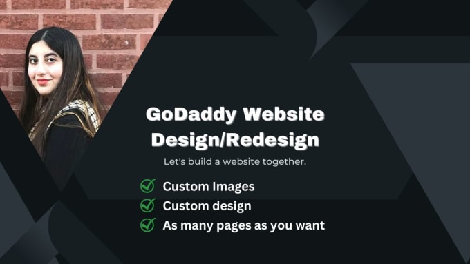 Gig Preview - Make a professional godaddy website design or redesign