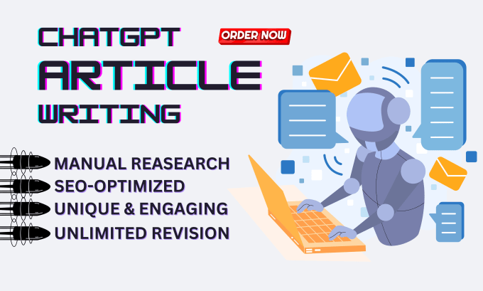 Gig Preview - Write a seo optimized article using chatgpt with manaully reasearch