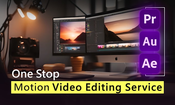 Gig Preview - Do motion graphics video editing ad creative