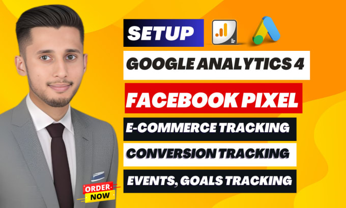 Gig Preview - Setup google analytics 4, facebook pixel, ga4 migration, conversion tracking