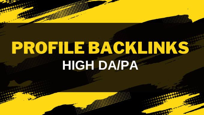 Gig Preview - Provide 60 profile backlinks with high da pa