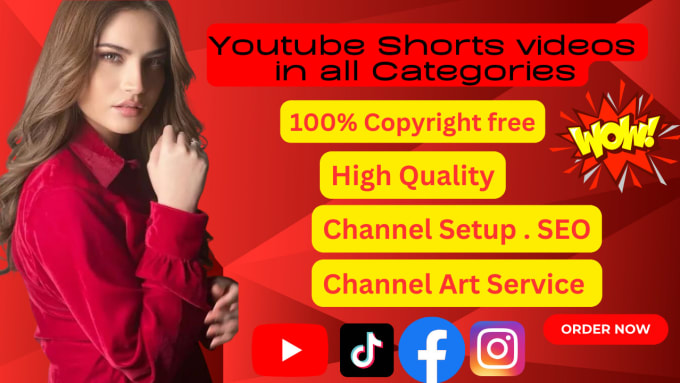 Gig Preview - Provide bulk youtube shorts  videos in any category