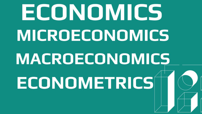 Gig Preview - Do economics, microeconomics, macroeconomics, financial economics, econometrics