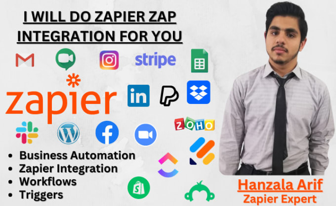 Gig Preview - Do zapier zap integration for you