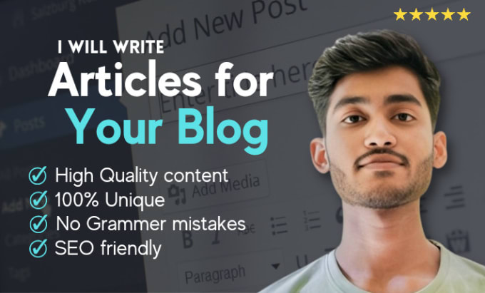 Gig Preview - Write SEO optimized articles for you