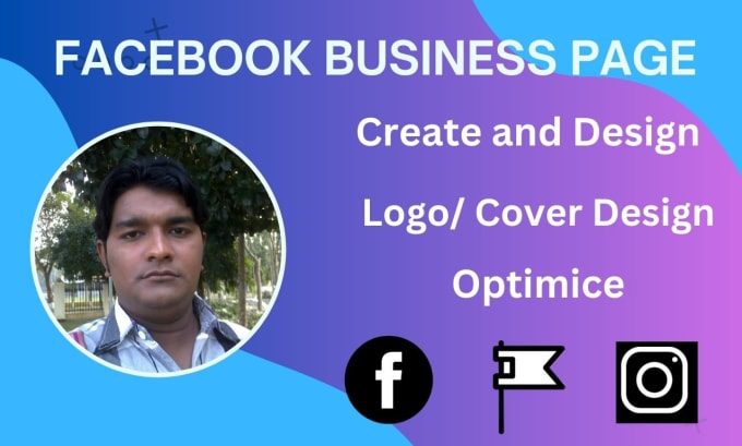 Gig Preview - Do facebook business page create setup and design