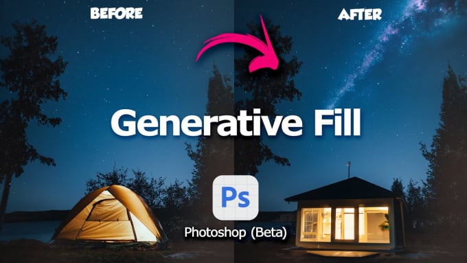 Gig Preview - Edit your photo using photoshop beta ai generative fill