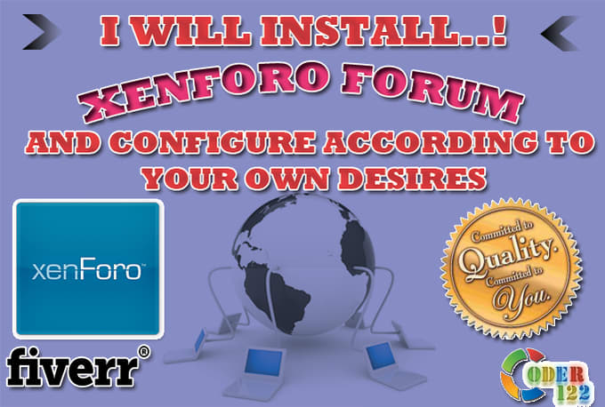 XenForo forum installation, securing, and configuring