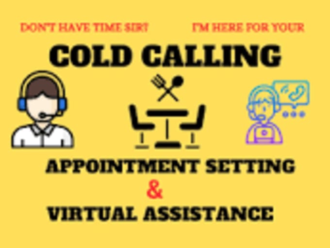 Gig Preview - Be cold caller and appointment setter for your business