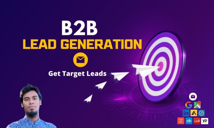 Gig Preview - Do targeted b2b lead generation, targeted business leads, linkedin leads