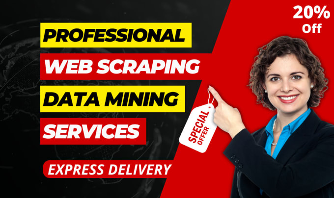 Gig Preview - Do web scraping, data mining, google map scraping, data extraction from websites