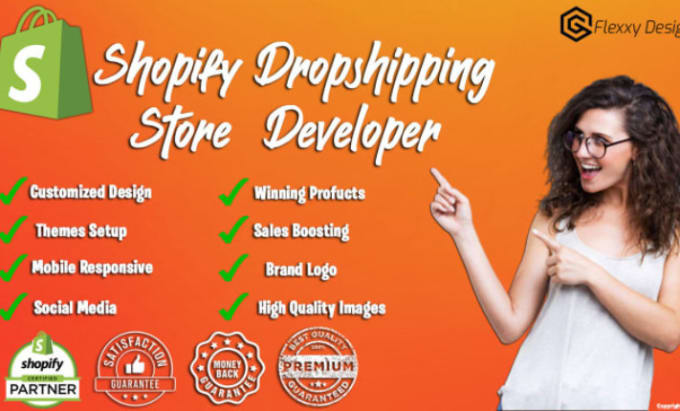 Gig Preview - Create shopify dropshipping store