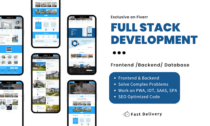 Gig Preview - Software developer full stack web developer web application web app development