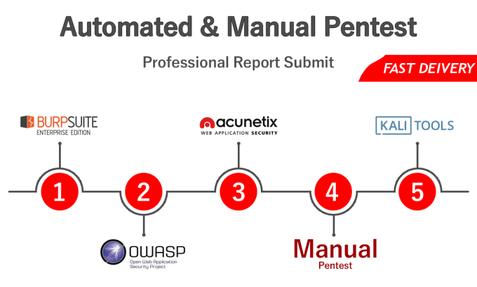 Gig Preview - Pentest your website with advanced report