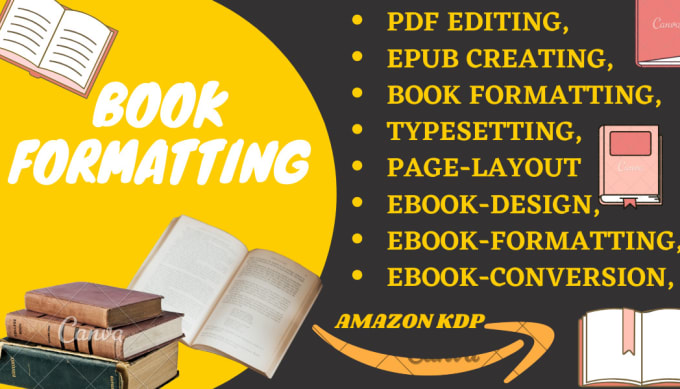 Gig Preview - Expert ebook formatting epub or paperback book formatting