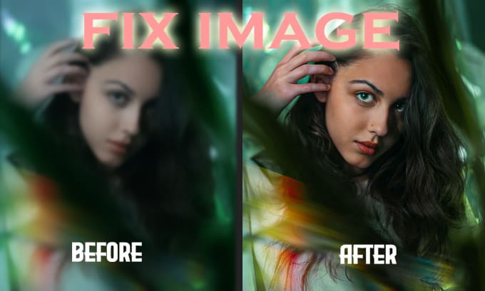 Gig Preview - Fast fix blurry photos, improve image quality, enhance