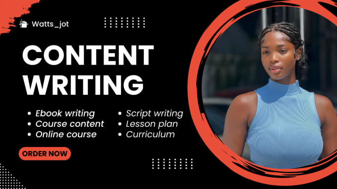 Gig Preview - Write online course content, ebook ghostwriting essay, script and speech writing