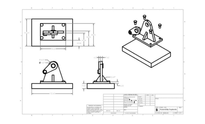 Gig Preview - Create 2d engineering drawings,mechanical drawings