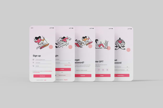 Gig Preview - Do creative mobile app UI UX design in figma and xd