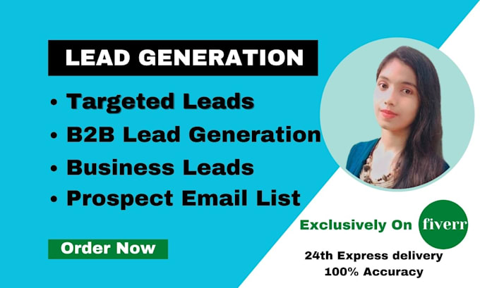 Gig Preview - Do b2b lead generation and build prospect email list