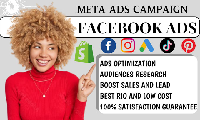 Bestseller - do facebook ads campaign, run instagram ads, fb advertising for leads and sales