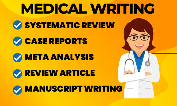 Gig Preview - Do medical manuscript writing, case report, review article and systematic review