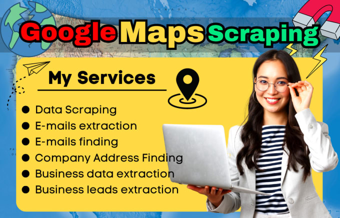 Bestseller - do instant perfect google map data and accurate business leads scraping intime