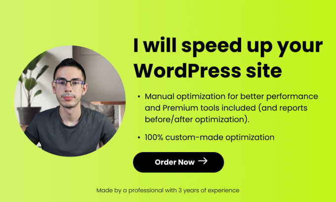 Gig Preview - Speed up your wordpress website