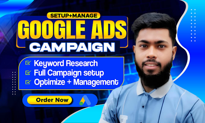 Gig Preview - Setup and manage your business google ads PPC campaign for targeted customer