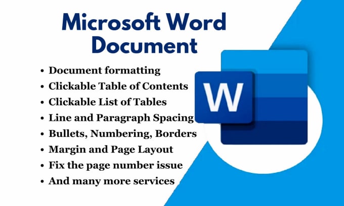 Gig Preview - Fully format or set the correct layout of your word document